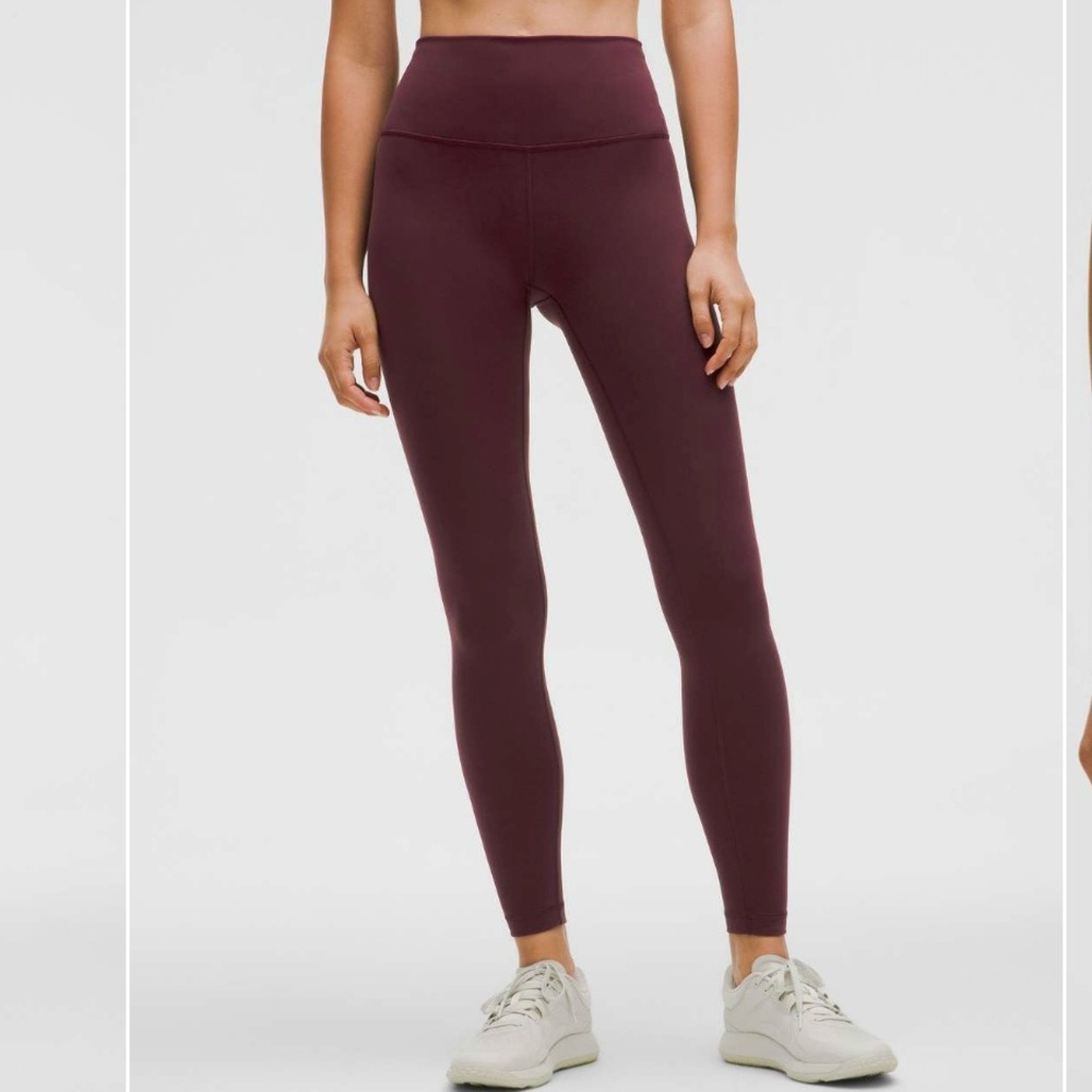 Lululemon Wunder Train High-Rise Tight 28” Garnet Size 8